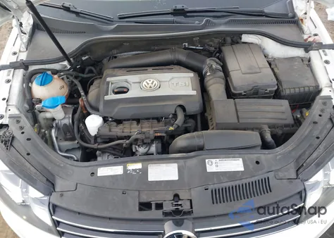 2013 Volkswagen Eos Lux из США, поврежденный, VIN WVWFW8AH1DV006376